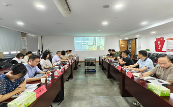 浙江省港航管理中心調(diào)研團調(diào)研華新機電